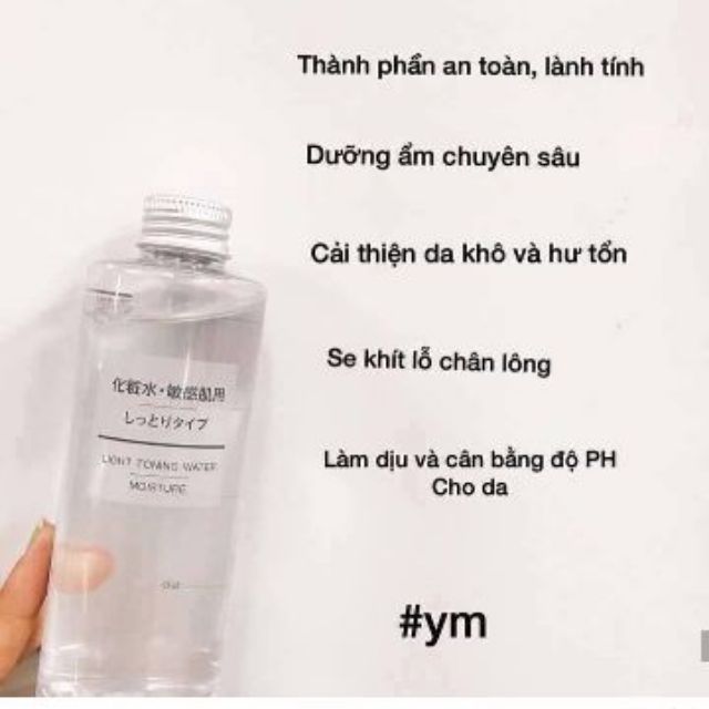 Nước hoa hồng muji dành cho mọi loại da