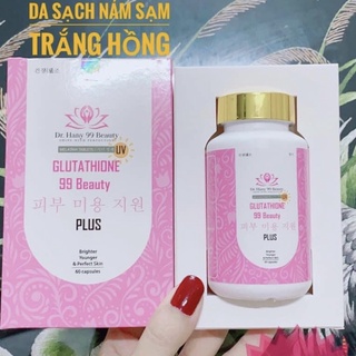 Combo 2 hộp viên uống trắng da glutathione dr hany 99 beauty