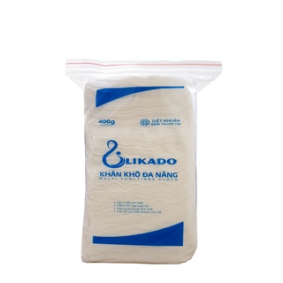 Khăn giấy khô đa năng LIKADO 400g kích thước 15x20cm