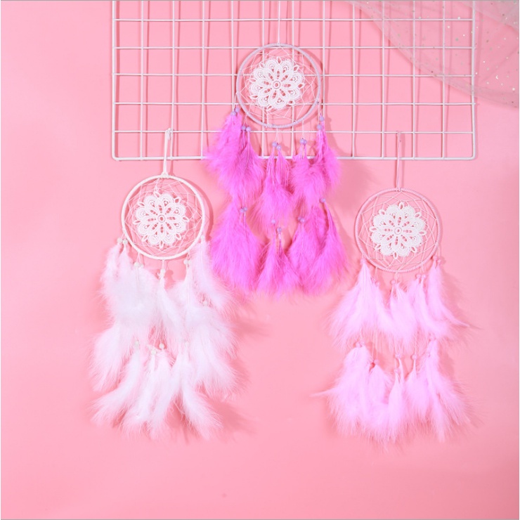 Phụ kiện trang trí ngủ ngon Dream Catcher- vòng đuổi bắt giấc mơ - quà tặng ý nghĩa