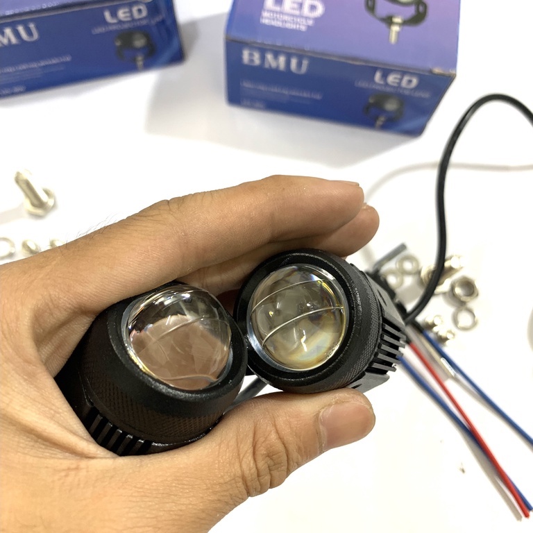 Đèn trợ sáng bi cầu mini 2 chế độ BMU Hót 2022 Siêu Sáng