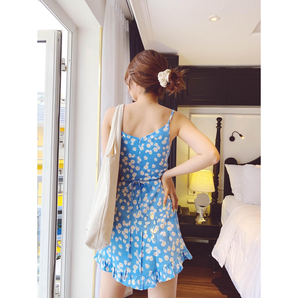Đầm hai dây hoạ tiết hoa Moriko Dress Gem Clothing SP006222