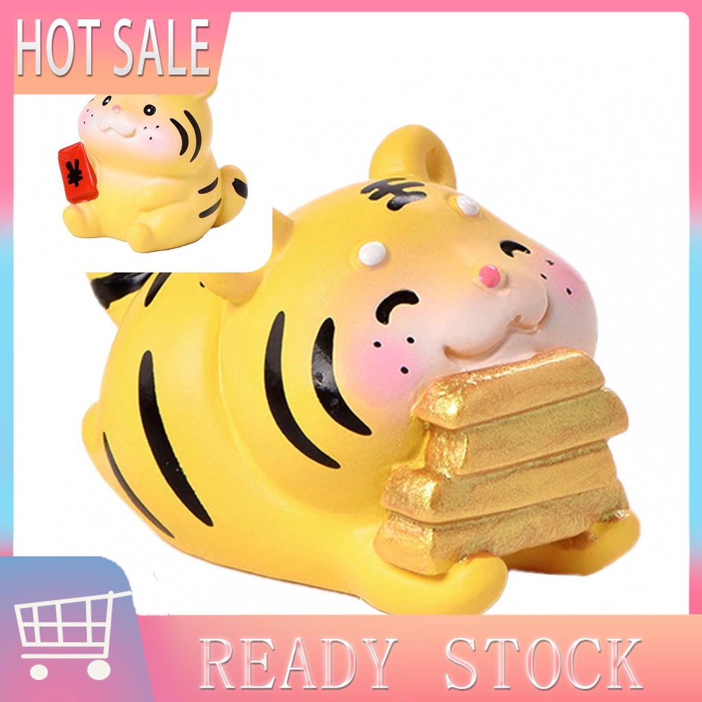 Tượng hình con hổ mini dễ thương trang trí nhà cửa