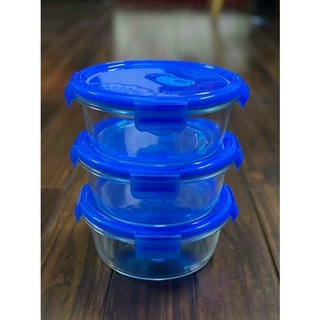 Hộp thuỷ tinh tròn chịu nhiệt Luminarc dung tích 920ml dùng được trong lò vi sóng