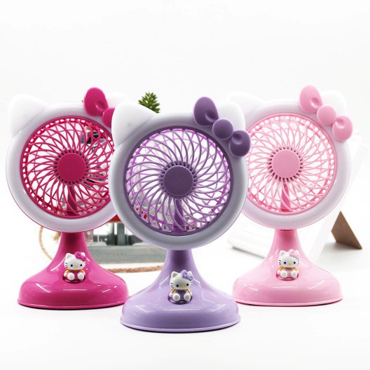 Quạt sạc mini Small Fan kute siêu mát kèm đèn