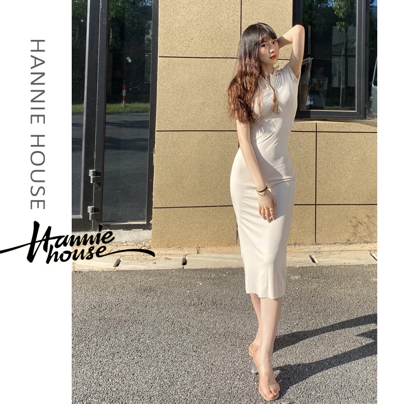 Đầm tay ngắn hở lưng thời trang mùa hè cho nữ