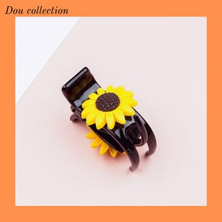 [Dou] Kẹp Tóc Kẹp Càng Cua Đính Hoa Hướng Dương Phong Cách Hàn Quốc - Mã KT008