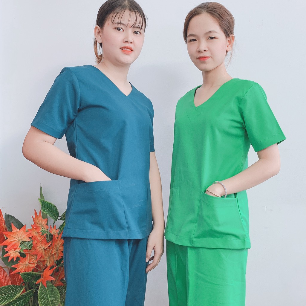 Bộ Scrubs Cao Cấp Đồng Phục Spa, TMV, Bộ Kỹ Thuật Viên Phòng Mổ