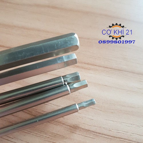 Bộ 6 đầu lục giác dài 100mm dành cho khoan, máy bắn vít