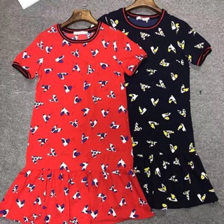 Đầm lụa dáng suông