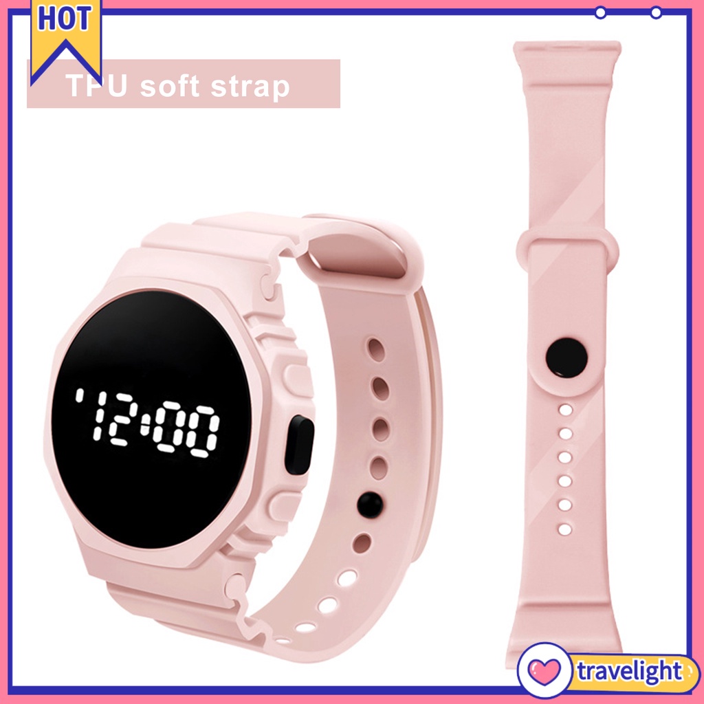 Đồng Hồ Điện Tử Màn Hình LED Hiển Thị Kỹ Thuật Số Lớn Thoải Mái Chống Thấm Nước Độ Chính Xác Cao Đa Năng Cho Người Lớn