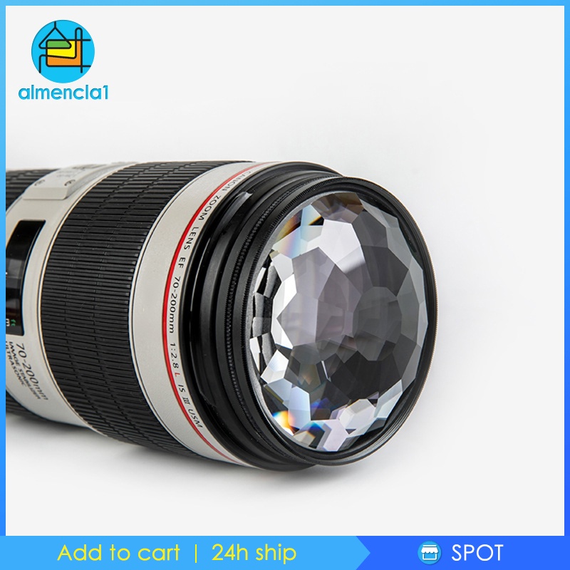 Camera Glass 77mm Kaleidoscope Prism Filter Photography Accesories