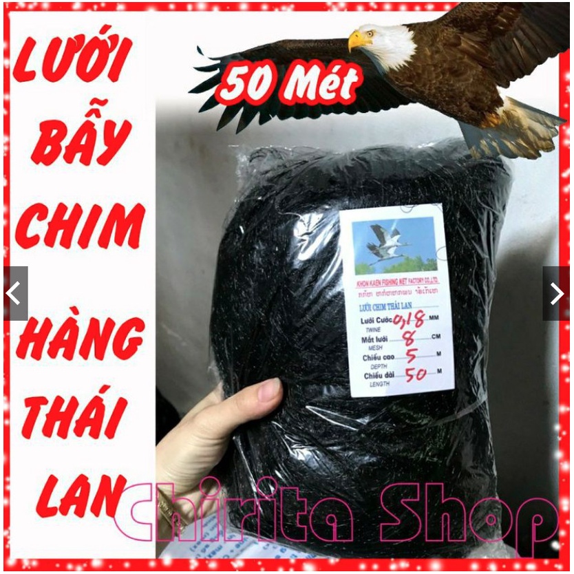 Lưới bẫy chim tàng hình hàng thái lan bắt các loại chim chào mào,chim ri+chim trao trảo + khuyên v..v