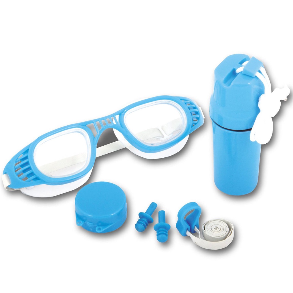 Bộ phụ kiện bơi Bestway gồm Kính bơi, kẹp mũi, nút tai và hộp đựng dành cho bé từ 7 tuổi trở lên