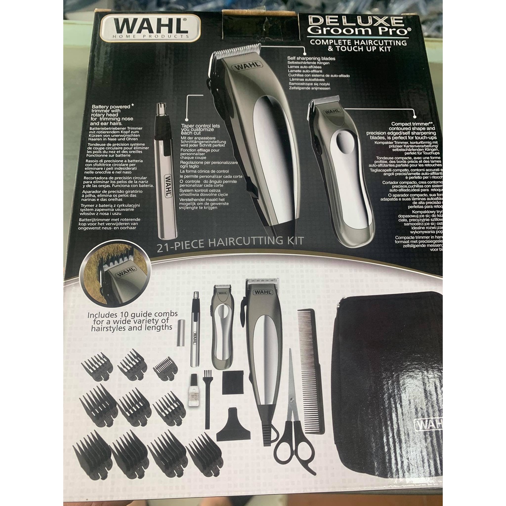 Bộ Tông Đơ Dây Chuyên Nghiệp WAHL Deluxe Groom Pro