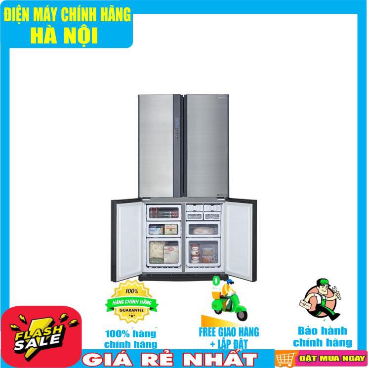 Tủ lạnh Sharp 4 cánh SJ-FX631V-SL