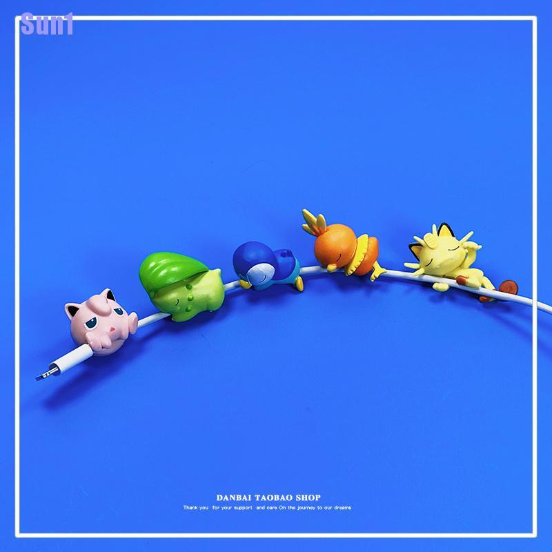 Vỏ Bọc Bảo Vệ Dây Cáp Sạc USB Hình Pokemon Đáng Yêu