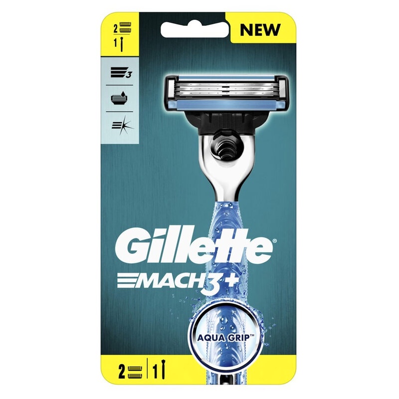 Dao Cạo Râu Gillette Mach3+ 2 lưỡi dao 1 cán