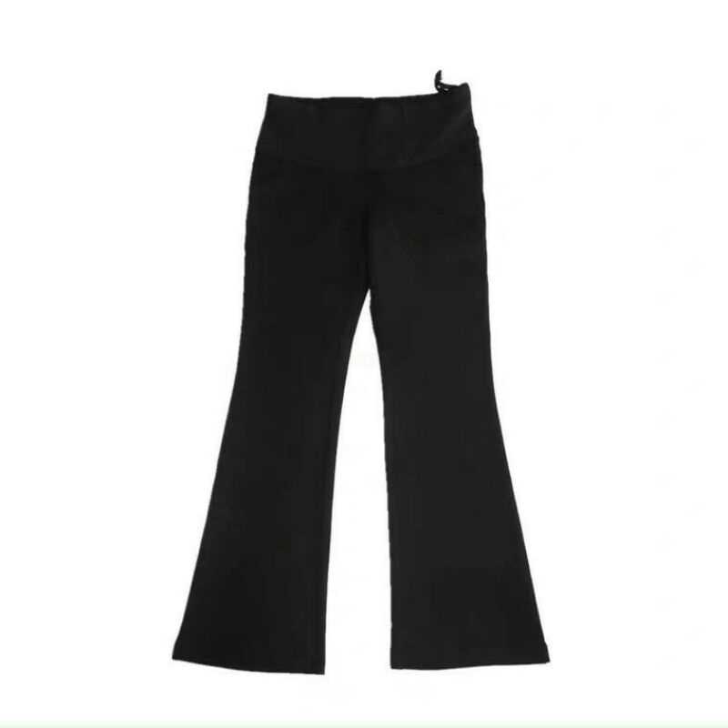 Quần bầu công sở ống loe mùa hè dáng dài