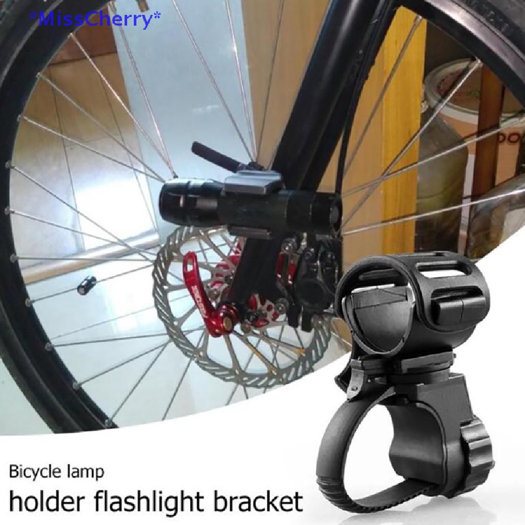 1 Đèn Pha Xe Đạp Có Kẹp Gắn Phía Trước Xoay 360 Độ Tiện Dụng Mới