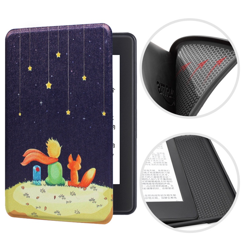[PPW5] Bao da Cover bảo vệ cho Kindle Paperwhite 5 - Họa tiết sống động, ốp sau TPU