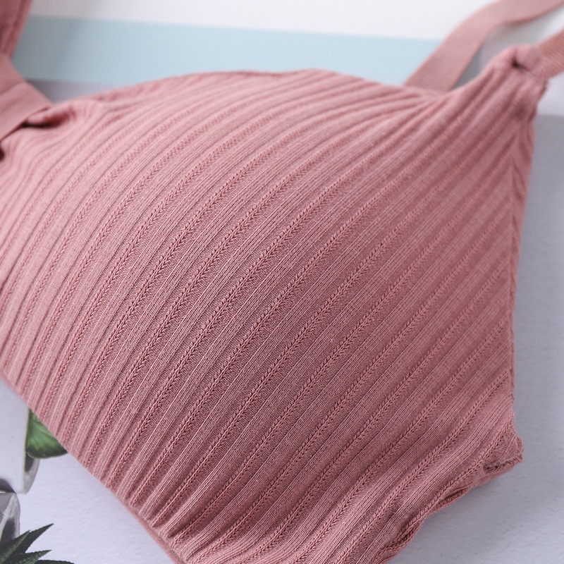 Áo bra nữ thắt nơ thun gân tăm hai dây đi biển sexy AL67 | BigBuy360 - bigbuy360.vn