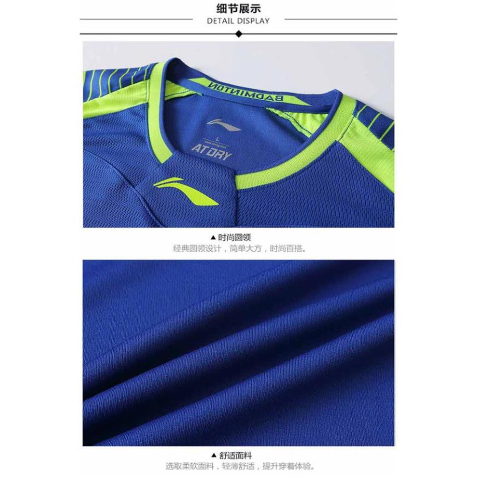 new hot Áo cầu lông Lining AAYL035 - Sale lẻ size ,, 🏸  ་