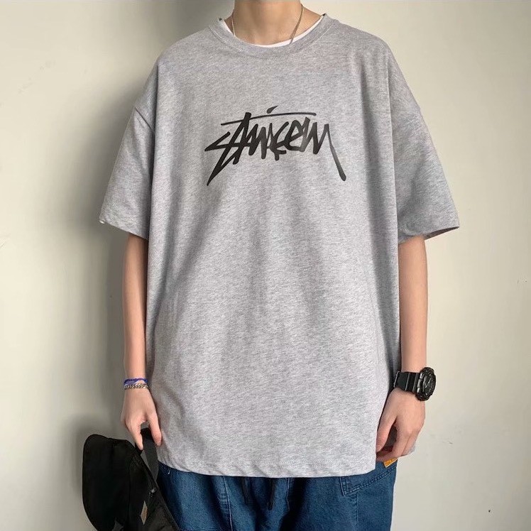 Áo thun unisex Khổng Hiền from rộng cổ tròn tay lỡ freesize 38-70kg - Chữ thái