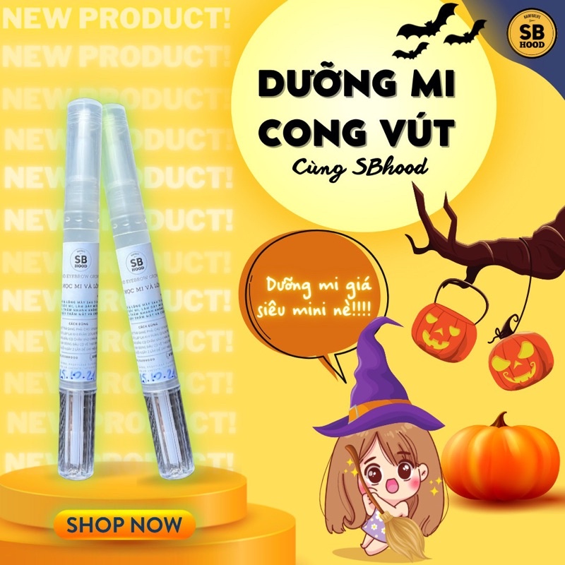 Serum dưỡng lông mi và lông mày SB Hood giúp kích mọc dài, dày, chắc khỏe