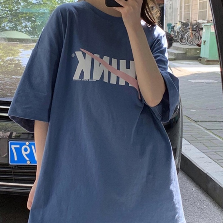 Áo thun tay lỡ form rộng - phông nam nữ cotton oversize - T shirt Think - 2N Unisex