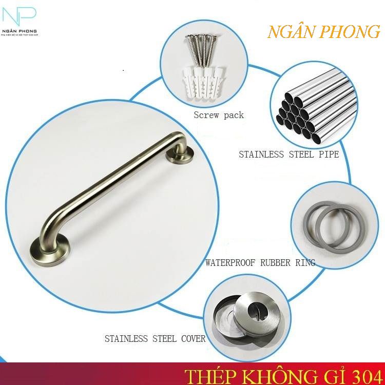 TAY VIN AN TOÀN CHO NGƯỜI GIÀ PHI LỚN 32MM- INOX 304