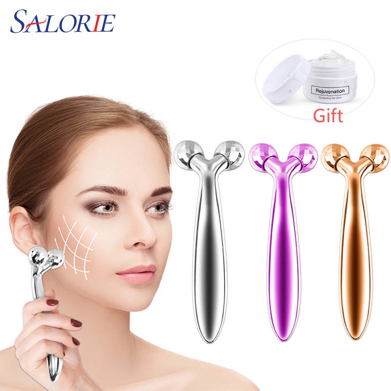 Máy Mát Xa Mặt 3D Salorie Dạng Lăn 20ml Giúp Nâng Cơ Mặt Và Dưỡng Ẩm Hiệu Quả