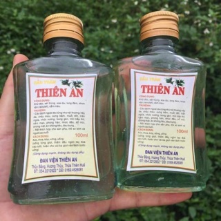 Dầu tràm cho bé Đan Viện Thiên An Huế 100ml sản phẩm chính hãng Hcm
