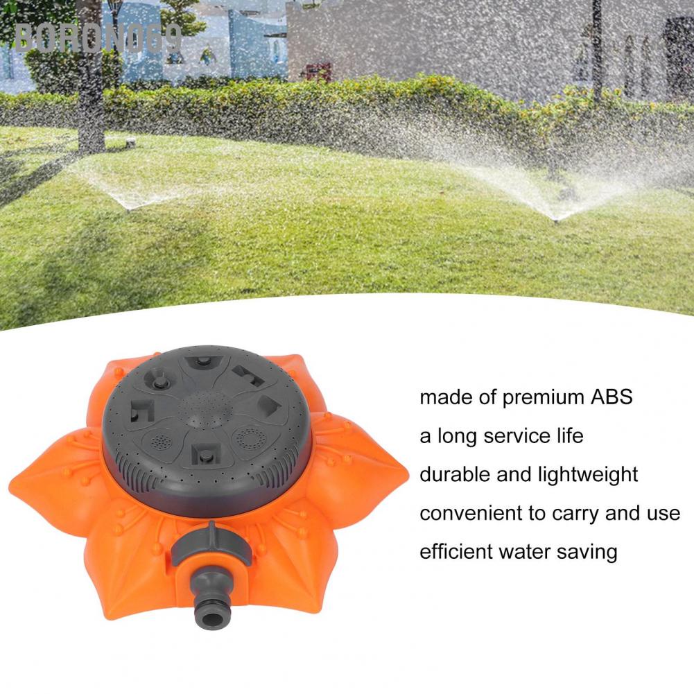 Boron069 Máy tưới cỏ ABS Công cụ đa chức năng 360 độ tự động cho Tưới nước sân vườn