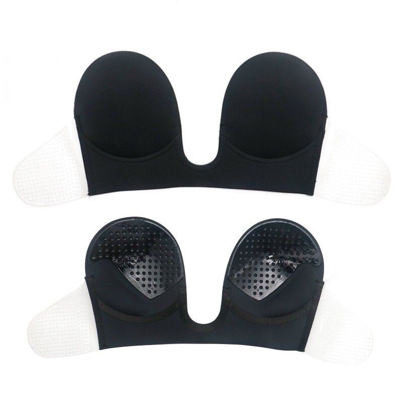 Áo lót quây không dây dán ngực xẻ sâu chữ U siêu chống tuột siêu nâng ngực tạo khe,mặc đầm xẻ cổ, hở lưng hở vai