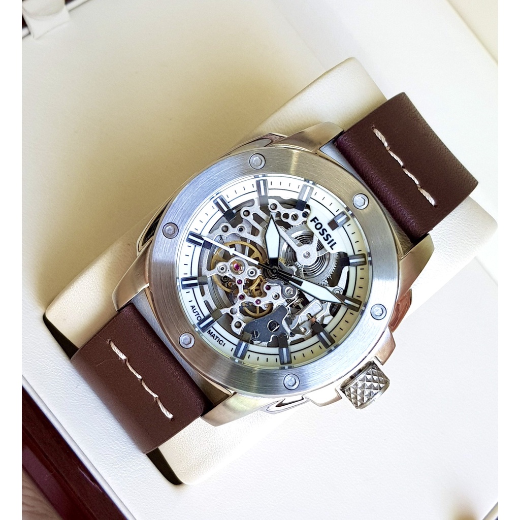 Đồng Hồ Nam Fossil ME3083 Automatic 50mm Dây Da