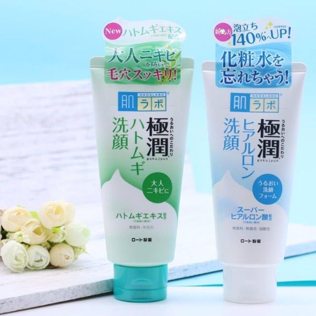 [NỘI ĐỊA NHẬT] Sữa rửa mặt Hada Labo dạng tuýp 100g