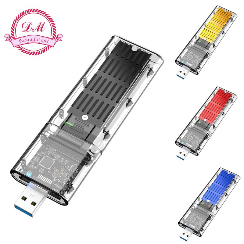 Vỏ ổ cứng ngoài M.2 NGFF SATA SSD USB3.0 Gen1 5Gb/S SATA SSD màu đen cho PC
 | BigBuy360 - bigbuy360.vn