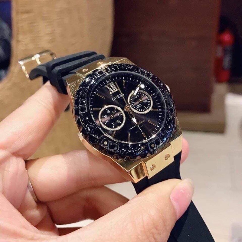 Đồng hồ nữ GU.ESS Limelight Crystal Black Dial Ladies Watch⌚️⌚️