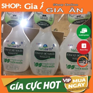 Chai xịt diệt khuẩn natuearth plus 410ml| giệt vi khuẩn | sát khuẩn tay | sát khuẩn mọi bề mặt