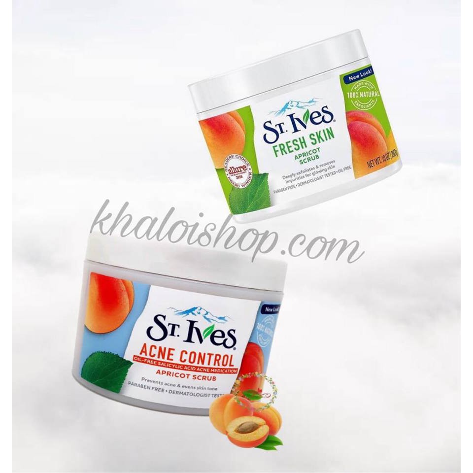 Kem tẩy tế bào chết St.ives Apricot Scrub 283g