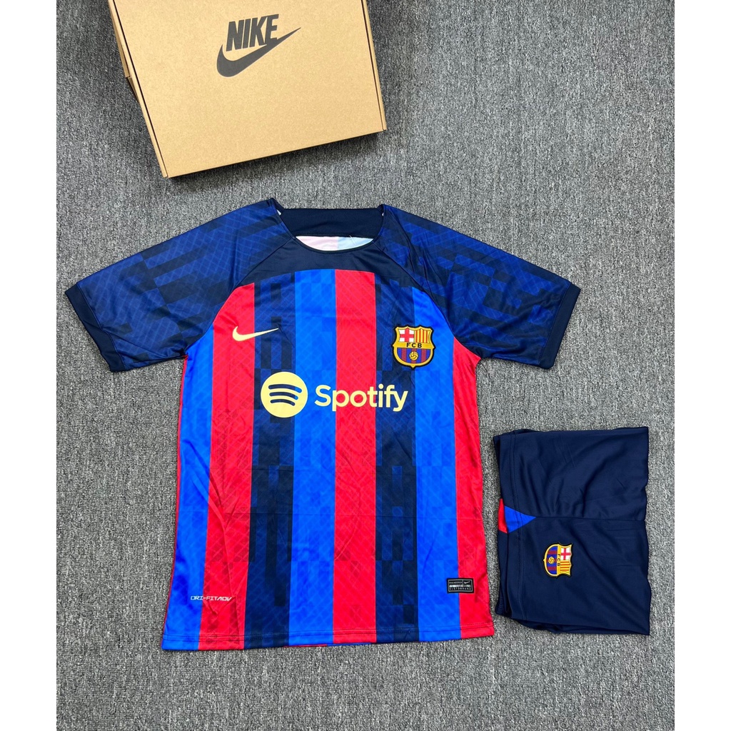 Quần áo bóng đá đá banh set bộ đồ thể thao clb Barcelona  - Barca 2022 2023