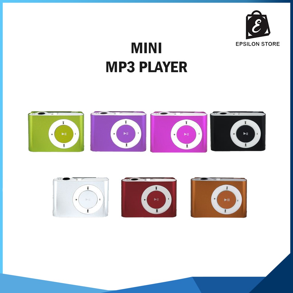 Máy Nghe Nhạc Mp3 Mini Dạng Kẹp Thiết Kế Đơn Giản Bằng Thép Không Gỉ