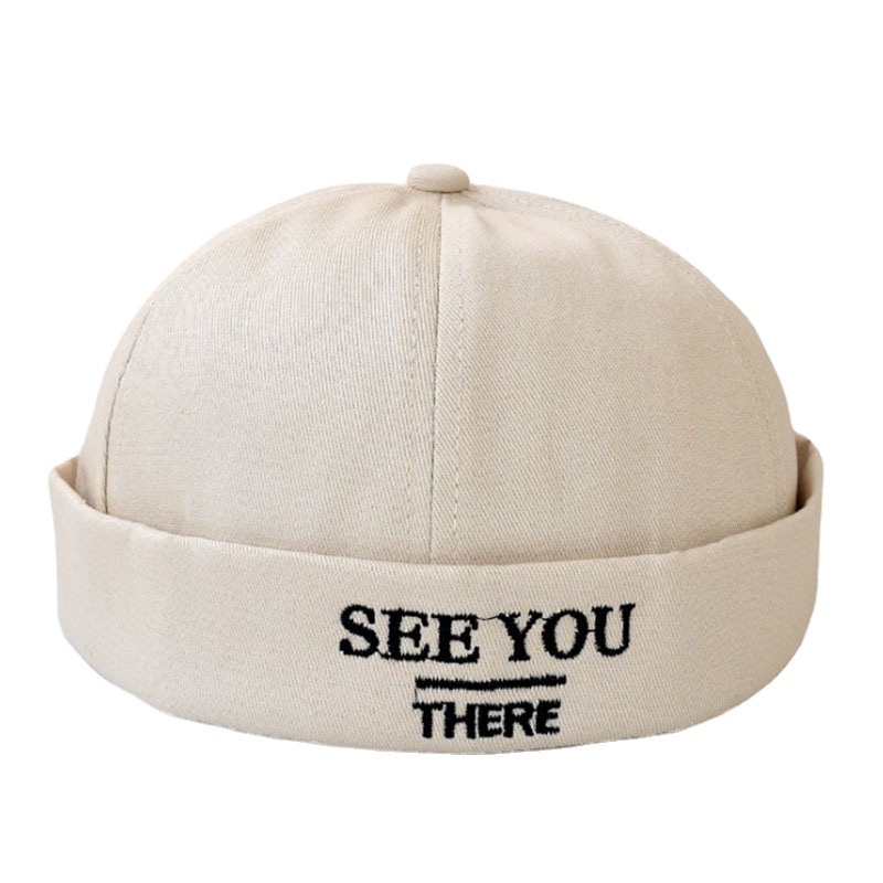 Mũ thủy thủ LINJW không vành thời trang hip hop chỉnh được cho unisex