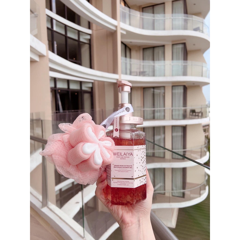 Test mini Sữa tắm Weilaiya tuỷ mật Hoa Hồng Damask | BigBuy360 - bigbuy360.vn