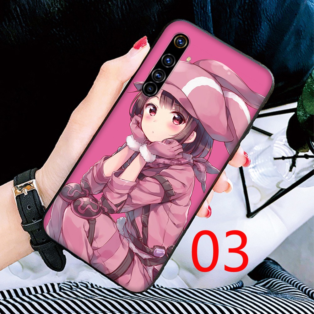 Silicone Case Realme 2 3 5 5S 5I 6 6I 7 Pro Sword Art Online Cover