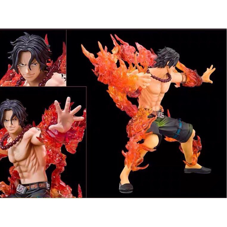 ẢNH THẬT]Mô hình Figure ACE bốc lửa - one piece- Mô hình Ace.