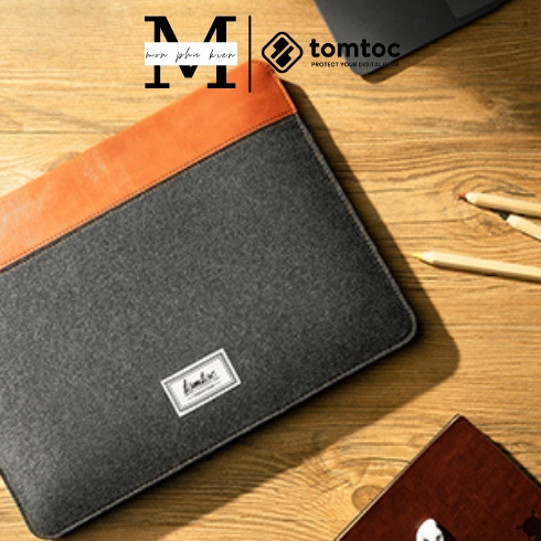 Túi chống sốc tomtoc (USA) FELT & PU LEATHER cho IPAD | Macbook | Laptop H16 | MON phụ kiện