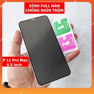 Xả kho- kính cường lực chống nhìn trộm iphone xs max - iphone 11 pro max 6.5 inch