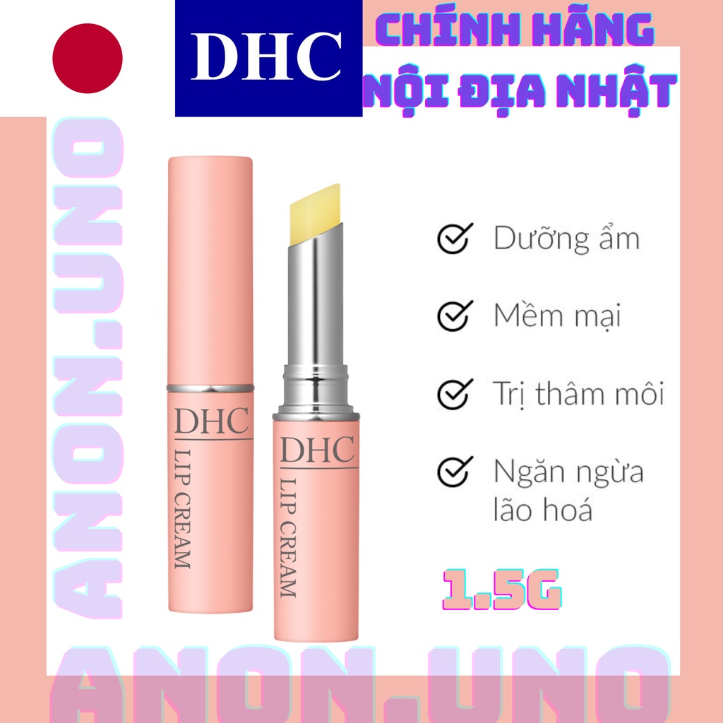 Son Dưỡng Môi DHC Lip Cream 1,5g không màu.
